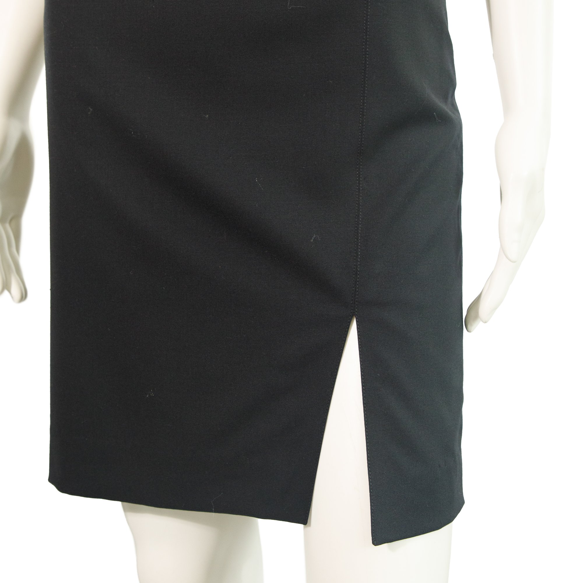Image of Gucci by Tom Ford 1998 Knee Length Slit Skirt