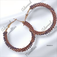 ANA826151 - Bronze, copper  and gold hoop earrings