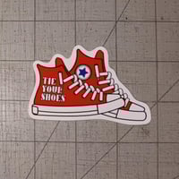Image 2 of Widespread Panic "Tie Your Shoes" Stickers 2 for $5
