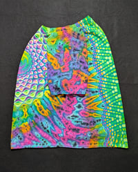 Image 3 of XL Bleach Reversed Mandala, Zig-Zag Honeycomb Spine & Scrunch #4