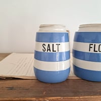 Image 2 of Lovely Vintage Cornishware Pots