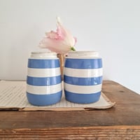 Image 4 of Lovely Vintage Cornishware Pots