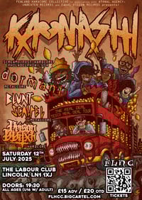 Kaonashi (USA), Dormant, Blunt Scalpel, Prison Witch. The Labour Club, Lincoln. 12/7/2025.