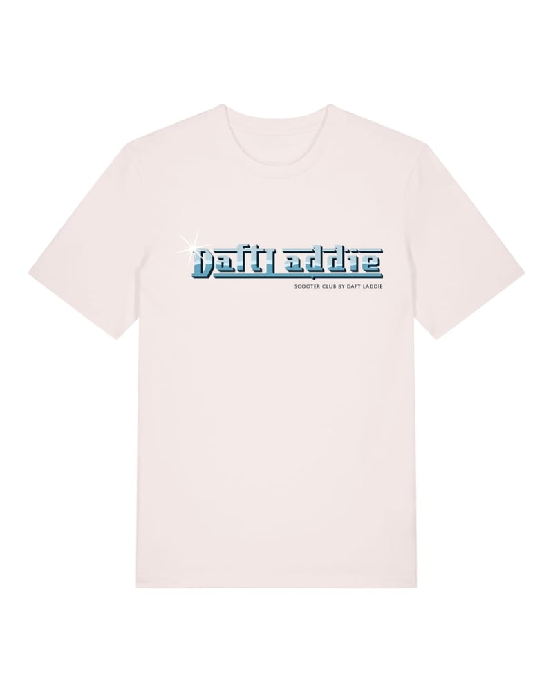 Image of Scooter Club Logo T Vintage White