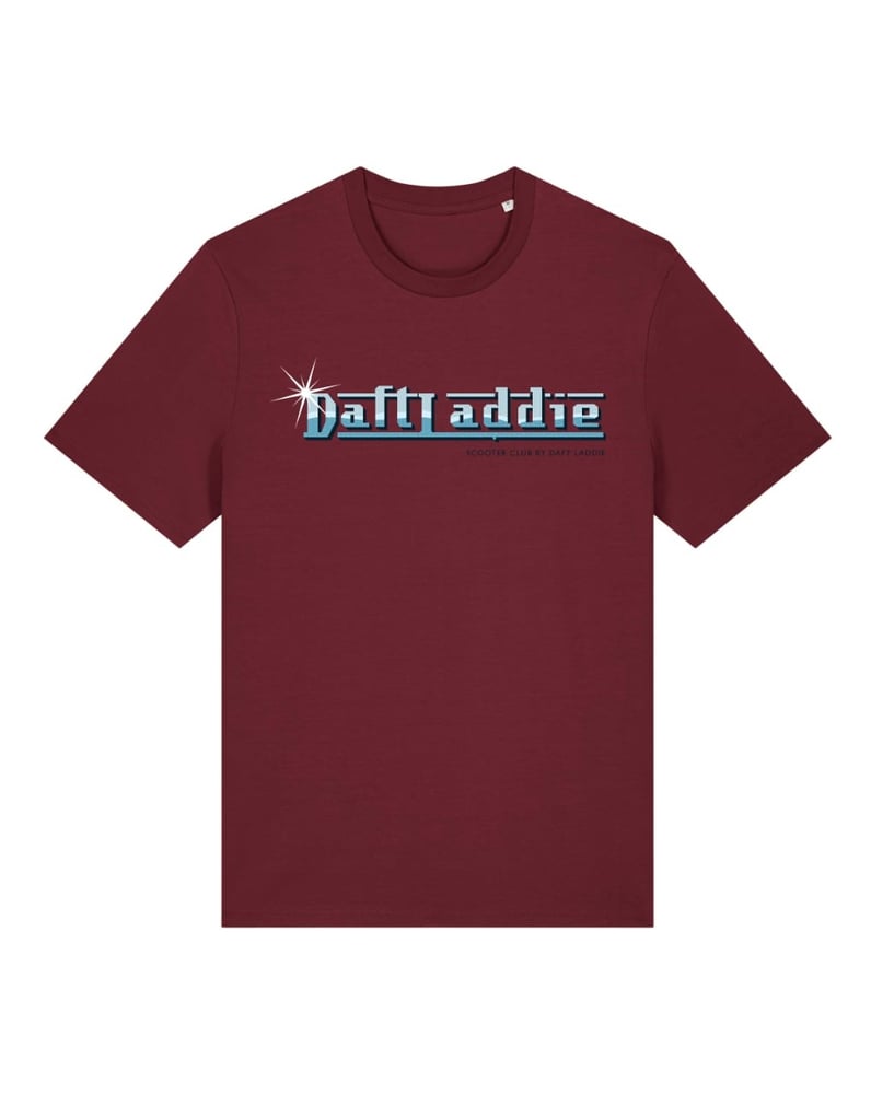 Image of Scooter Club Logo T Burgundy