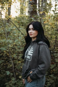 Image 2 of görmer Logo - Charcoal Unisex Hoodie