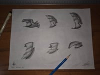 Image 1 of Ghost Zoetrope Bat Original Inks