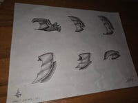 Image 2 of Ghost Zoetrope Bat Original Inks