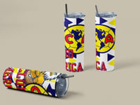 Image 2 of Club America 20oz Tumbler with Lid, Stainless Steel.