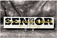 Image 1 of GRAD TILE - SENIOR 2025 / SCHOOL & GRAD NAME