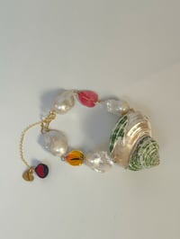 Image 1 of rhubarb anthurium bracelet 