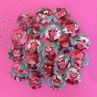 Hazbin Valentines: Button Pins
