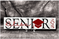 Image 1 of GRAD TILE- SENIOR 2025 W NAME