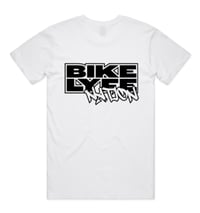 Image 1 of Bike Lyfe Nation Logo ADULT T-Shirt - White