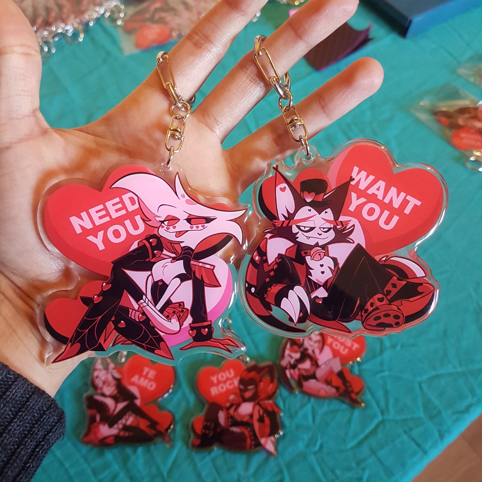 Hazbin Valentines: Acrylic Charms | DatchiDatchi