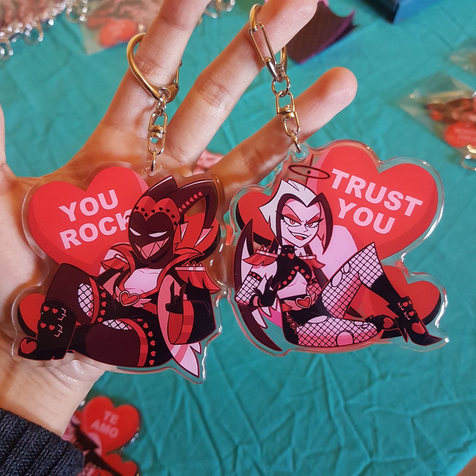 Hazbin Valentines: Acrylic Charms | DatchiDatchi