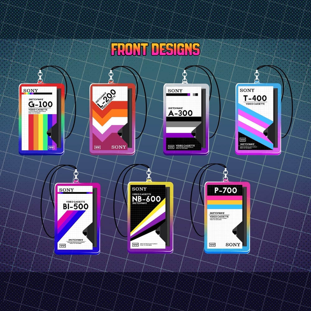 Image of Pride VHS Tape Two Sided Charm [PRE-ORDER]