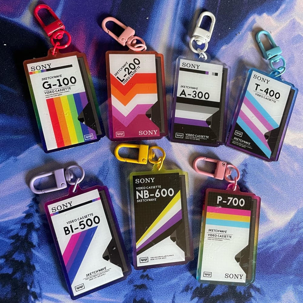 Image of Pride VHS Tape Two Sided Charm [PRE-ORDER]