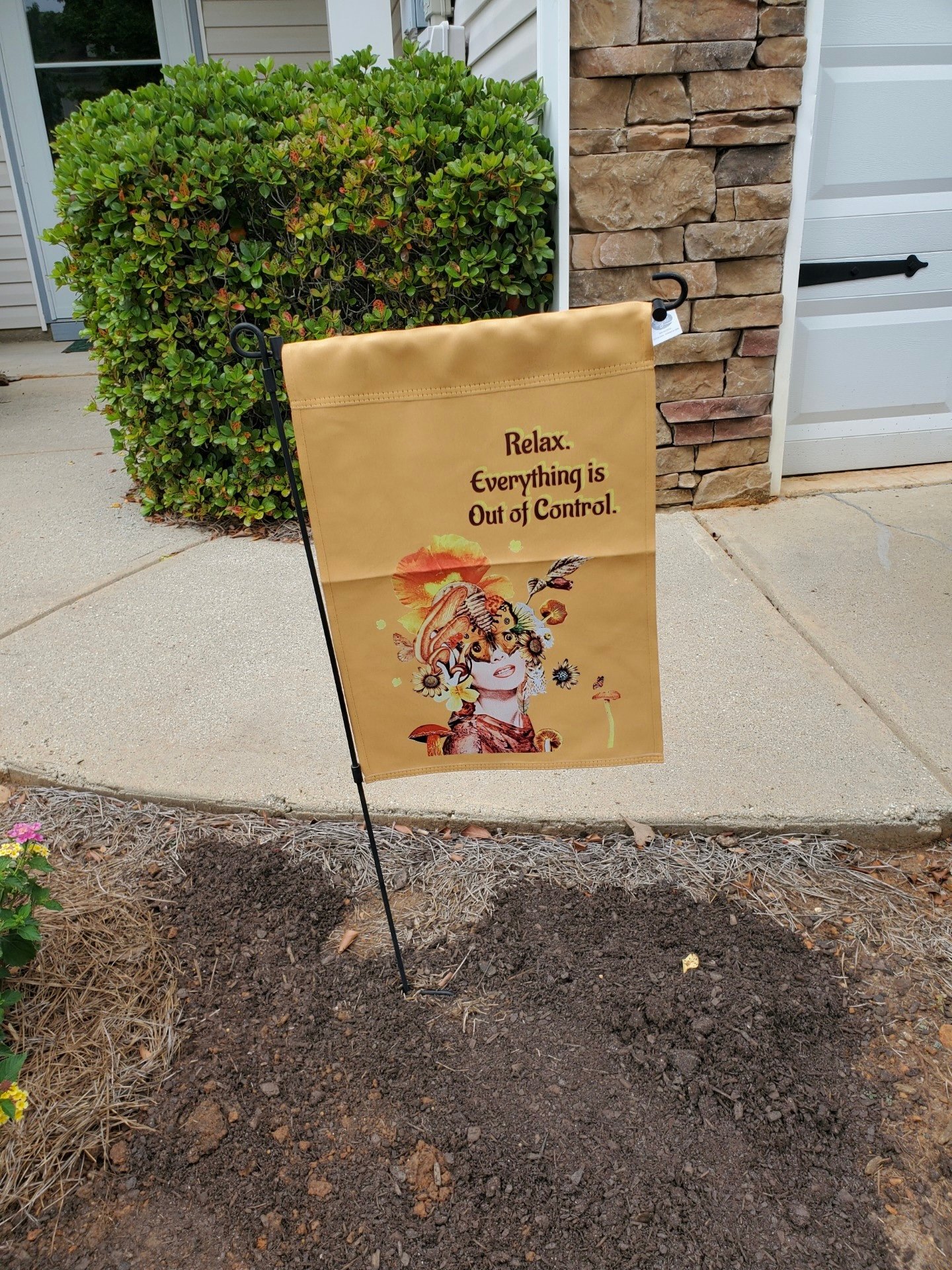 Image of Everything is Out of Control - Garden Flag - Yard Art