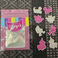 Image 4 of Cryptid Cookies! Set of 8 Mini Stickers (1"ish each)
