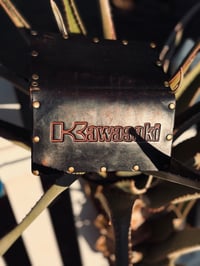Image 1 of Original Tom Fugle Kawasaki Leather Long Trucker Billfold 