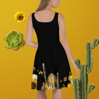 Image 3 of Like the Deserts Miss the Rain - Skater Style Dress