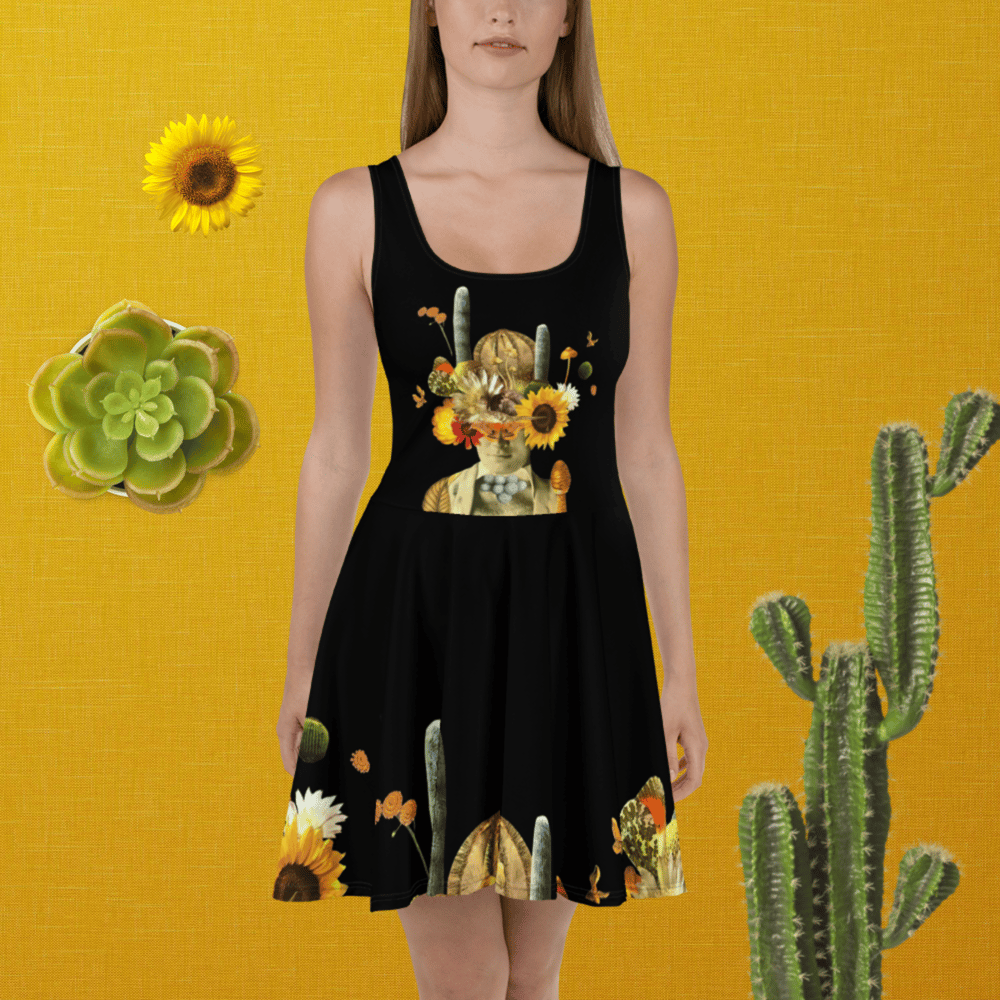 Image of Like the Deserts Miss the Rain - Skater Style Dress