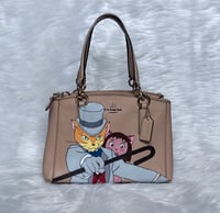 Image 1 of The Cat Returns - Hand Painted Coach Bag