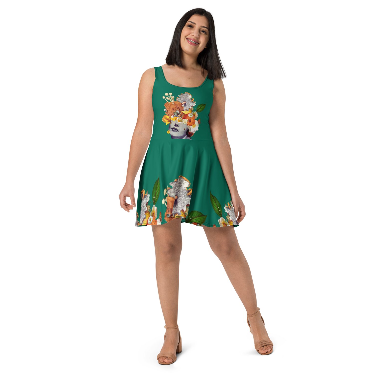 Image of She's a Little Nuts - Skater Style Dress
