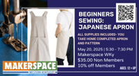 Image 1 of Beginner Sewing: Japanese Apron