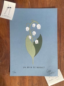 Image of Le brin de Nuguet Paper Cut