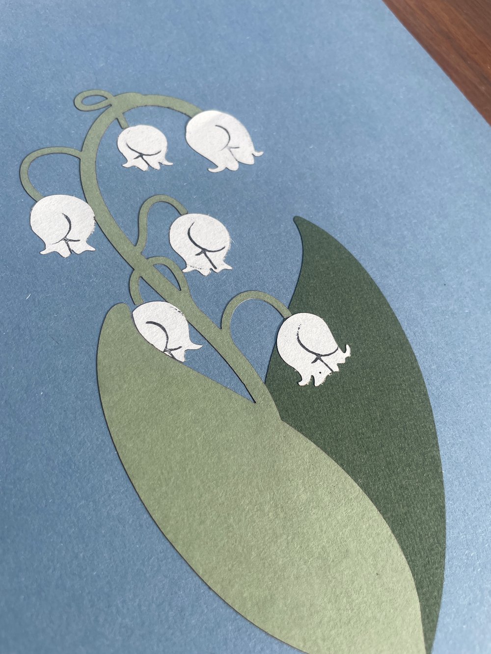 Image of Le brin de Nuguet Paper Cut