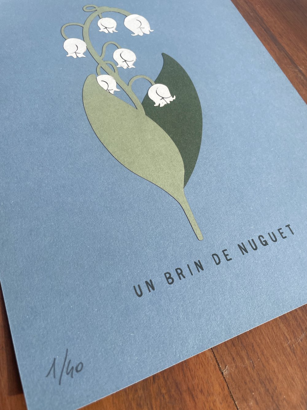 Image of Le brin de Nuguet Paper Cut