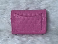 Image 2 of Bubble-gum Pink "Hive" Clutch w/ "CatMint" Chain Strap