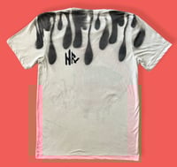 Image 2 of “WTF” CUSTOM HAND PAINTED T-SHIRT MEDIUM