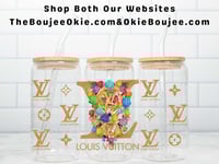 Fancy Florals LV Double Sided Uv Dtf Wrap    NRB
