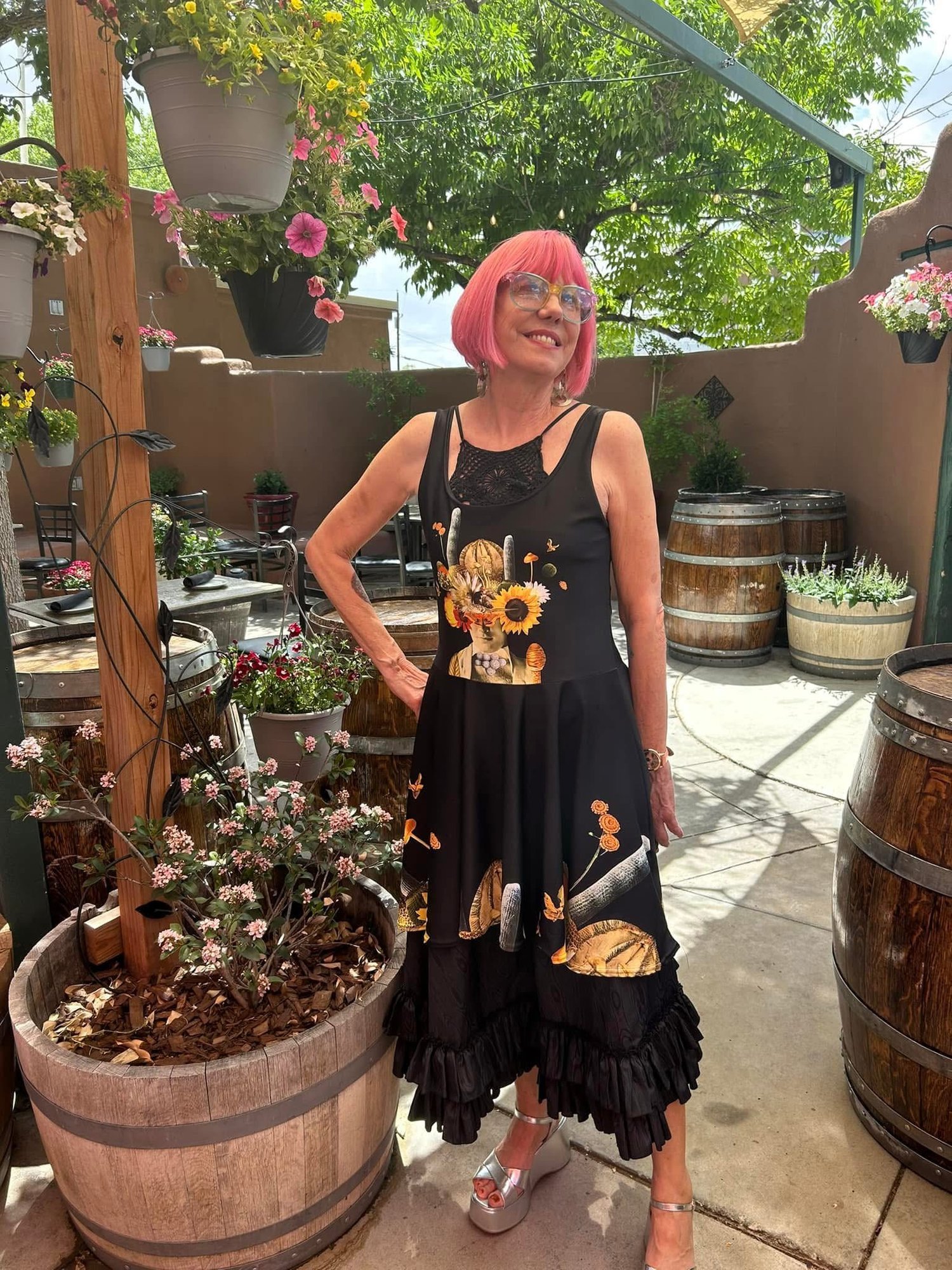 Image of Like the Deserts Miss the Rain - Skater Style Dress