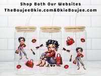 Betty In Red Double Sided Uv Dtf Wrap NRB