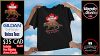 Image 1 of Team Canada- Wolverines of Unity- Black Tee