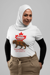 Image 3 of Team Canada- Wolverines of Unity White Tee