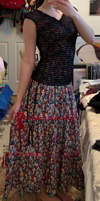 Image 7 of italian floral maxi