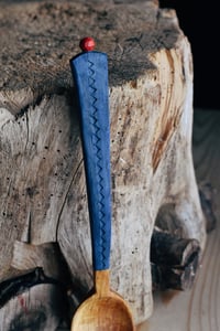 Image 2 of Handcarved spalted birch cooking spoon 