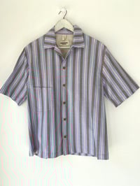 Image 8 of The Ernest Henry Shirt - Blue stripe  £165.00 only M Available 