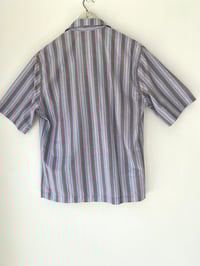 Image 10 of The Ernest Henry Shirt - Blue stripe  £165.00 only M Available 
