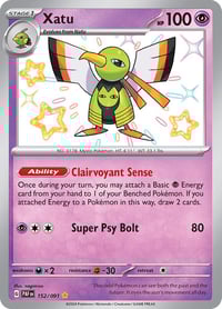 Xatu - 152/091 - SV: Paldean Fates Near Mint