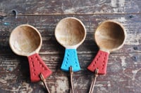 Image 3 of Spalted birch hanging coffee scoops