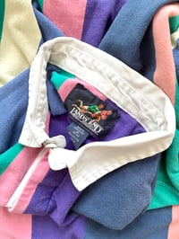 Image 2 of Vintage 90s Lands End Rugby Shirt - Stripe