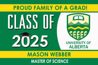 Image 2 of Proud Family of a Grad - Yard Sign 