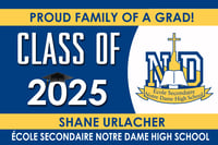 Image 1 of Proud Family of a Grad - Yard Sign 