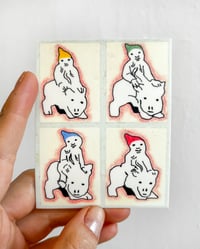 Image 1 of Four Gnomes sticker